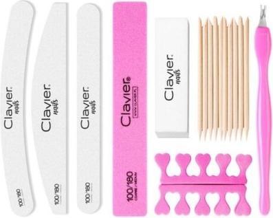 NoName Set de manucure Lime à ongles 3 pièces Bâtons de manucure
