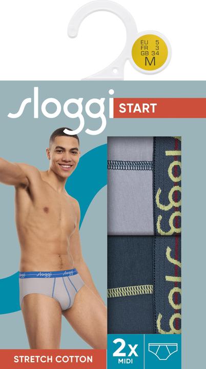 Immagine prodotto Sloggi Start Midi box (4, Confezione da 2)