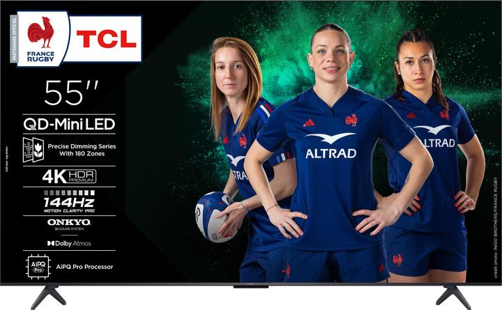 Produktbild TCL 98C6K (55", Mini-LED, 4K, 2025)