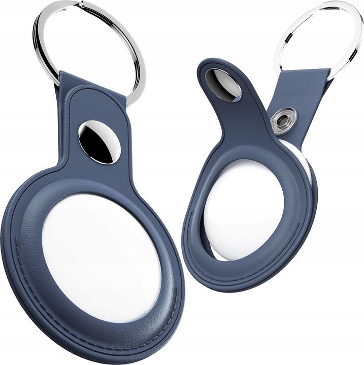 Actual product image Keybudz AirTag Keyring Cobalt Blue