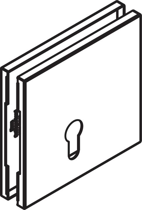 Actual product image HAWA Cover caps for lock -Toplock