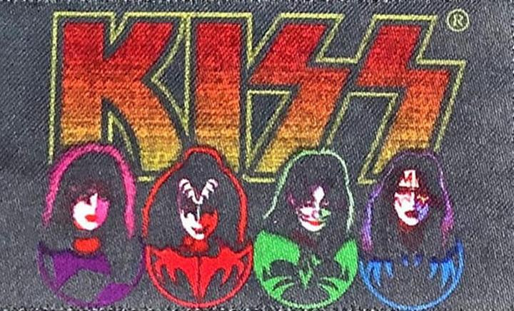 Immagine prodotto KISS Portachiavi con patch bifacciale Faces