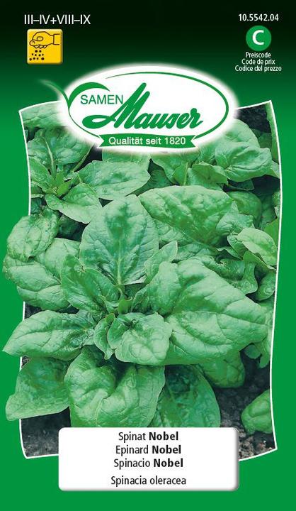 Image du produit Samen Mauser Épinards Nobel (Graines de légumes)
