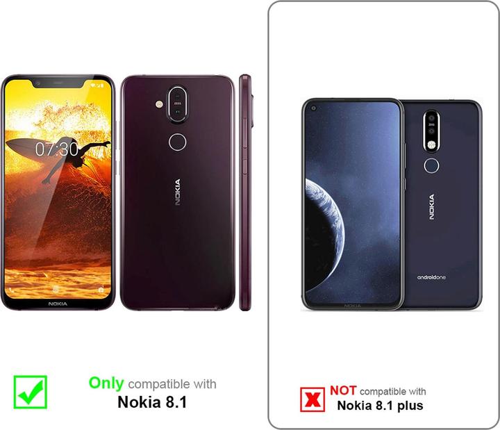 Produktbild Cadorabo Book Invisible Magnet Cover (Nokia 8.1)