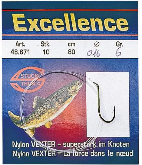 Produktbild Stucki Thun Excellence geleimte Haken mit Widerhaken
