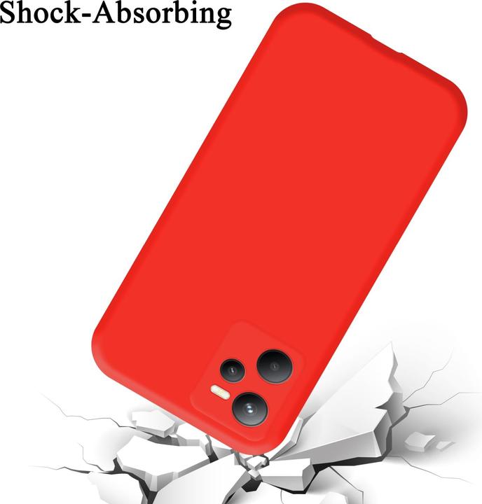 Immagine prodotto Cadorabo Custodia in silicone liquido TPU per Realme C35 / Narzo 50A PRIME (Realme C35, Realme Narzo 50A Prime)