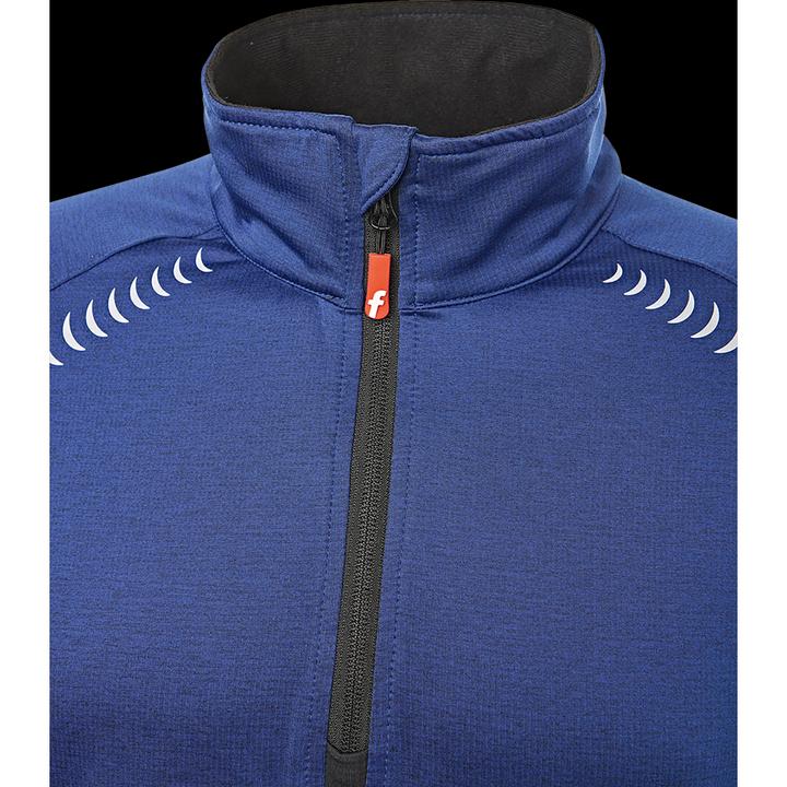 Produktbild Magni Tech-Fleecepullover kornblau/schwarz meliert Gr. S Fortis Elements (S)