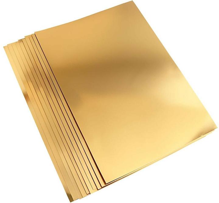 Produktbild Creativ Company Metallicpapier A2, 280 g/m², Gold,10 Blatt (280 g/m², 10 x)