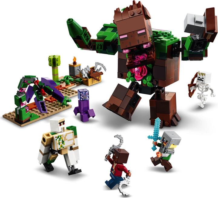 Actual product image LEGO Minecraft 21176 The Jungle Mayhem (21176, LEGO Minecraft)