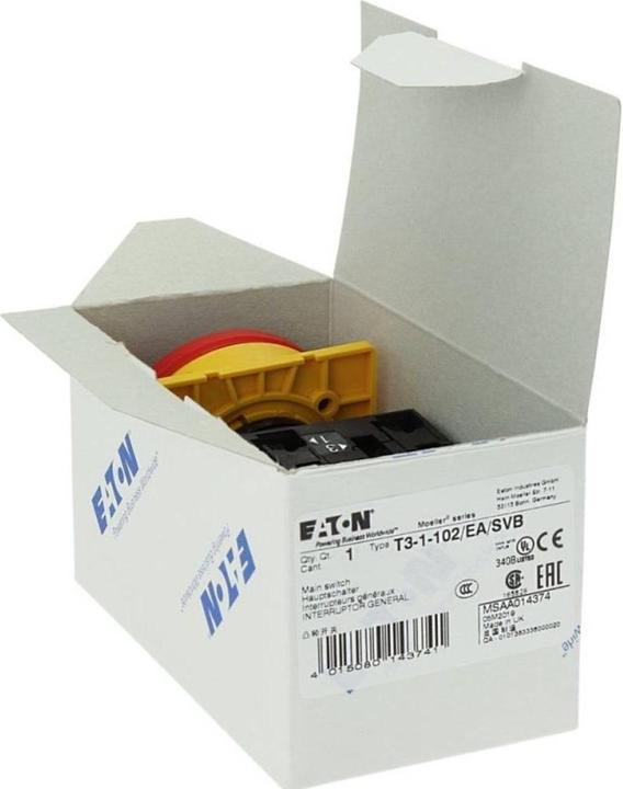 Image du produit Eaton Inter sectionneur 2P IP65 32 A Ie 5,5 kW