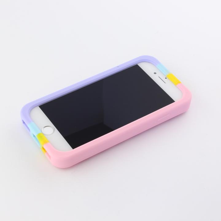 Actual product image PhoneLook Sleeve Silicone Bubbles Anti-Stress Rainbow (Apple iPhone 7)