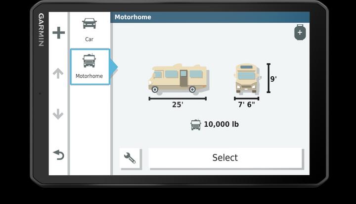 Actual product image Garmin Camper 890 MT-D EU (8")