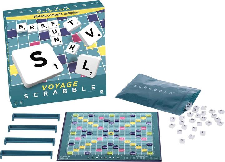 Image du produit Mattel Games Scrabble Voyage - Jeu de Société - 10 ans et + (Français)