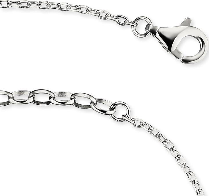 Actual product image Engelsrufer Anklet Small Heart (925 silver rhodium-plated, 27 cm)