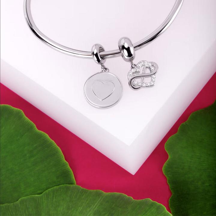 Actual product image Morellato DROPS BANGLE BASE LOVE?62. (Stainless steel)