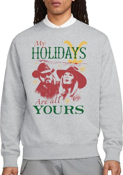 Produktbild Yellowstone My Holidays Are All Yours Sweatshirt weihnachtliches Design (L)