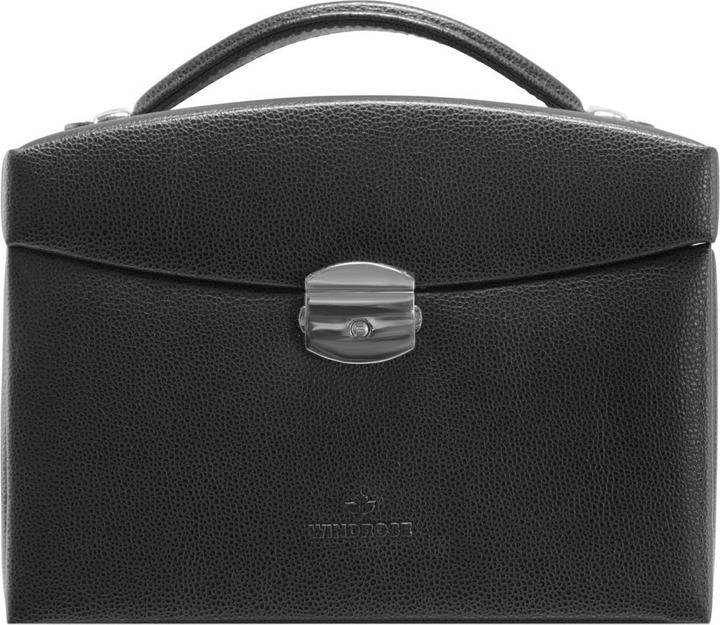 Windrose Beluga Schmuckkoffer 21,5 cm Leder