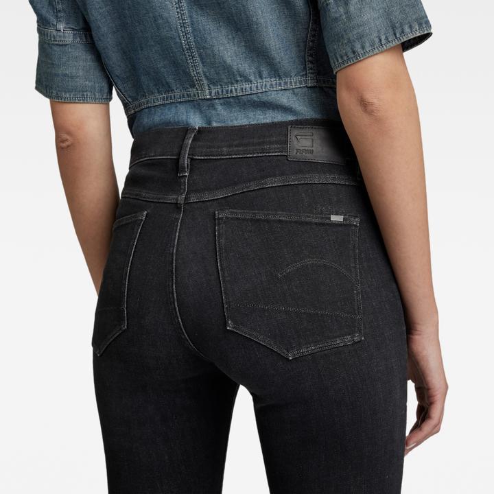 Actual product image G-Star 3301 High Skinny Jeans Superstretch worn in coal (W28/L30)