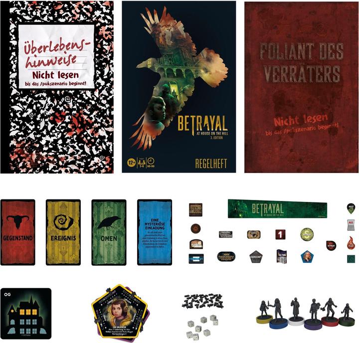 Actual product image Hasbro Gaming Betrayal at House on the Hill (German)