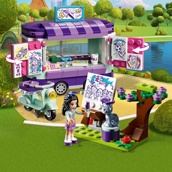 Actual product image LEGO Emma's rolling art kiosk (41332, LEGO Friends)