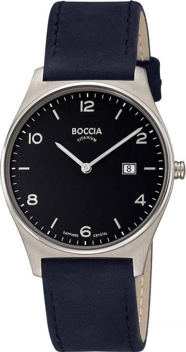 Actual product image Boccia 3655-02 Mens Titanium 38mm 5ATM Watch (Analogue wristwatch, 38 mm)