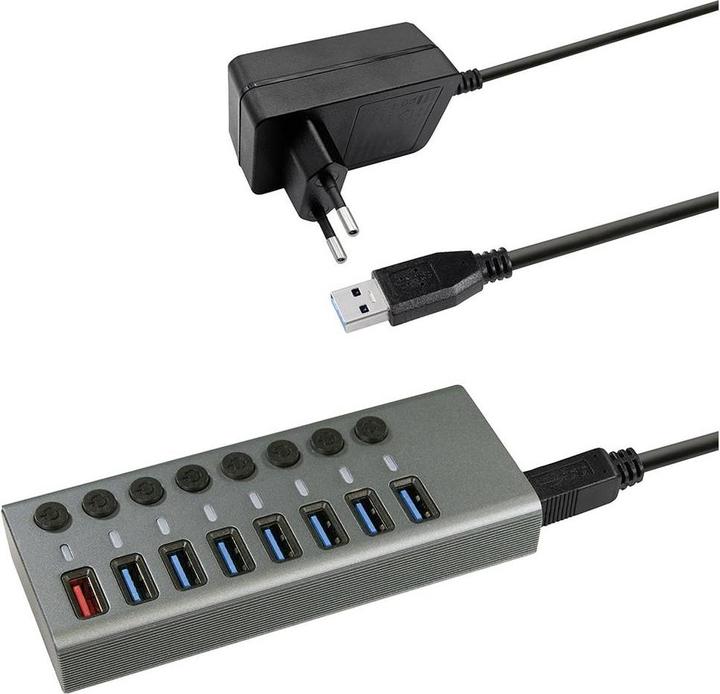 Image du produit Maxtrack Hub 8 ports USB 3.0 (8 Ports)