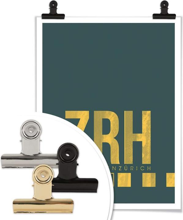 Produktbild Trenddeko ZRH Flughafen Zürich (24 x 30 cm)