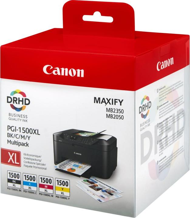 Produktbild Canon PGI-1500XL Multipack (M, BK, C, Y)