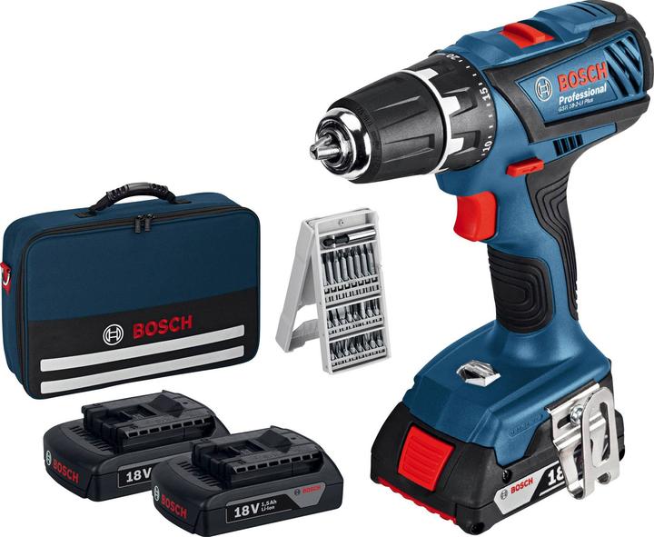 Bosch Professional GSR 18-2-LI Plus (Akkubetrieb)