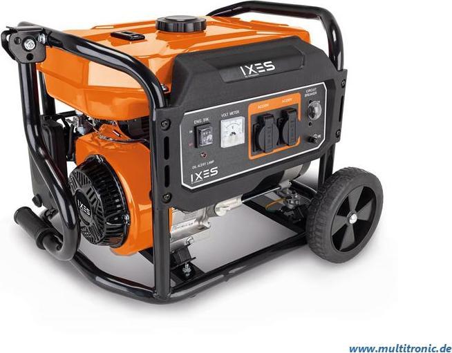 Produktbild Ixes by Scheppach IX-BGS-3100 Benzin Stromerzeuger 2.5kW orange (15 l)