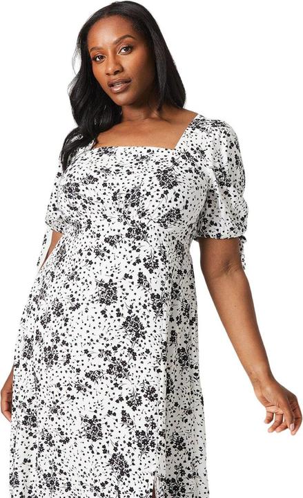 Produktbild Dorothy Perkins Midikleid Eckiger Ausschnitt Gebundene Ärmel (46 D)