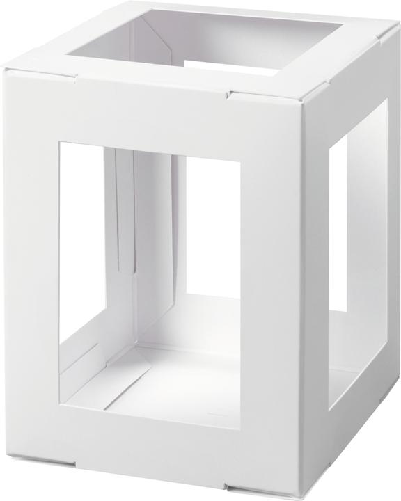 Image du produit Folia Lampions-boules neutres carrées (Blanc, 5 x)
