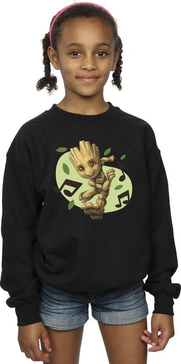Produktbild Guardians Of The Galaxy Groot Musical Notes Sweatshirt Mädchen (128)