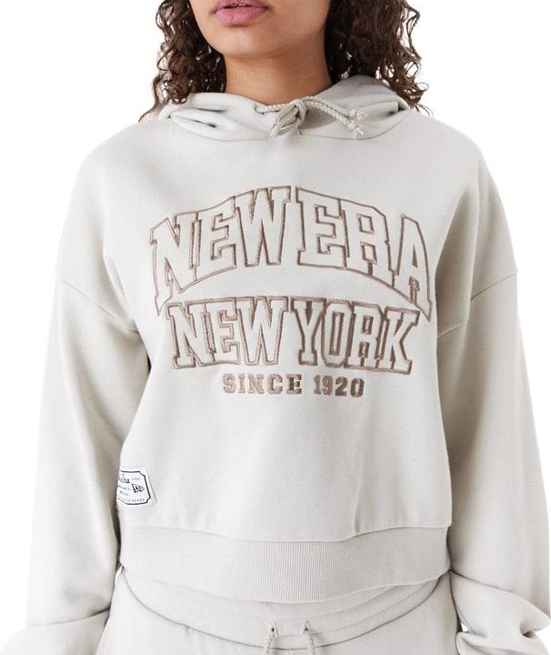 Immagine prodotto New Era Felpa con cappuccio in pile da donna beige pietra - L (L)