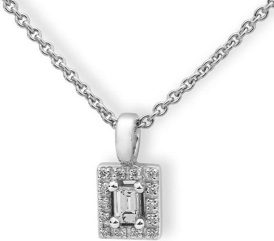 Breuning ANHÄNGER - BRILL. 0,146 Ct. G/if (585, - Gold)