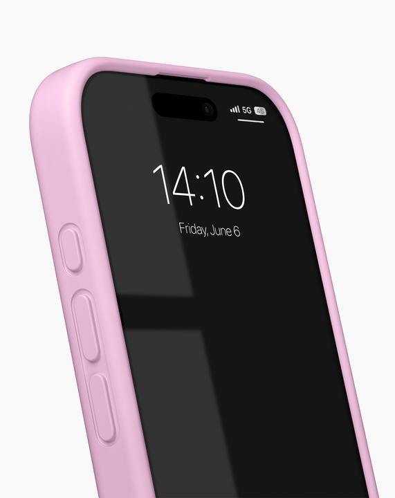 Actual product image iDeal Of Sweden iPhone 16 Pro Silicone Case - Bubble Gum Pink (Apple iPhone 16 Pro)