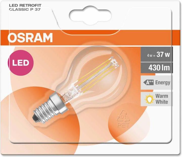 Produktbild Osram Retrofit Classic (E14, 4 W, 470 lm, 1 x, A)