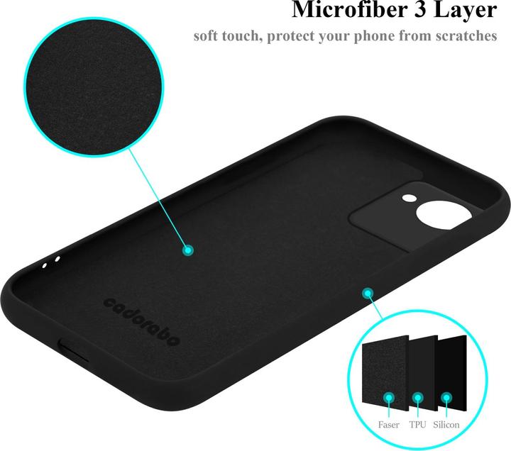 Produktbild Cadorabo TPU Liquid Silicone Case Hülle für Realme C30 / Narzo 50i PRIME (Realme Narzo 50i Prime, Nokia C30)