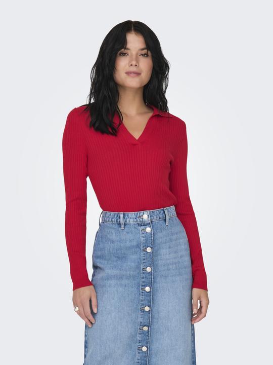 Immagine prodotto Only Vestibilità regolare Colletto a polo Polsini a costine Polo in maglia Maglia (L)