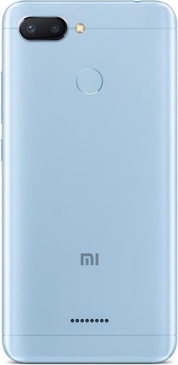 Actual product image Xiaomi Redmi 6 (64 GB, Blue, 5.45", Hybrid Dual SIM, 12 Mpx, 4G)