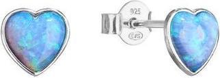 Produktbild Evolution Group Silver earrings Hearts with opals 11337.3 (L)