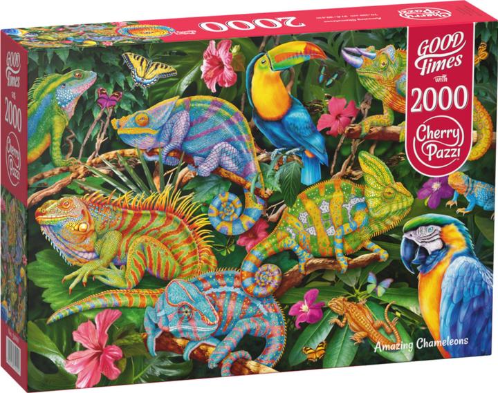 Immagine prodotto Cherry Pazzi Puzzle Amazing chameleons 2000 pezzi (2000 pezzi)