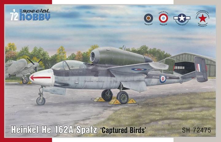 Image du produit Special Hobby Heinkel He 162A Moineau 'Oiseaux capturés