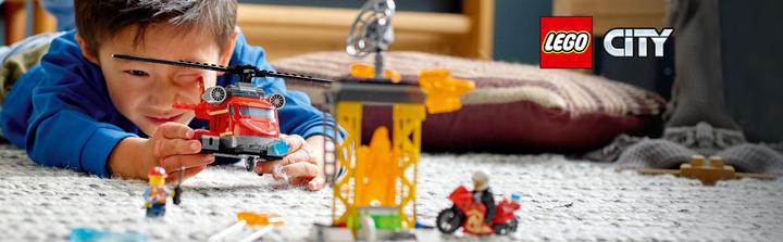 Produktbild LEGO Feuerwehrhubschrauber (60281, LEGO City)