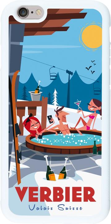 Immagine prodotto PhoneLook Coperchio in silicone bianco Verbier Mountain Jacuzzi (Apple iPhone 6)