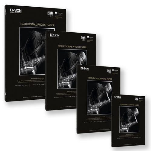 Actual product image Epson Traditional photo paper, A2, 330g/m², 25 sheets (330 g/m², A2, 25 x)