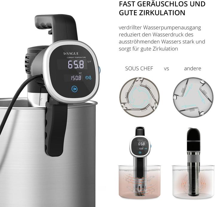 Image du produit La Vague Sous Vide Stick Cuiseur de précision (Prise UE)