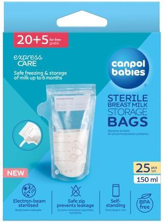 Produktbild Canpol Express Care Sterile Breast Milk Storage Bags