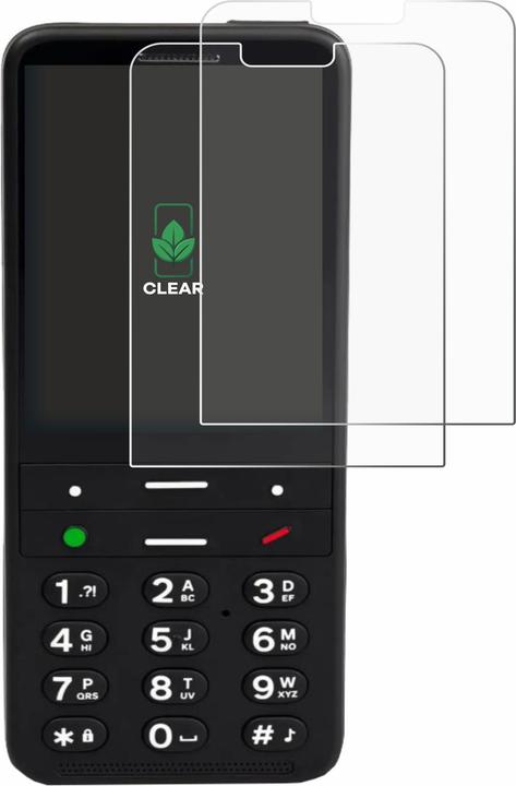 Actual product image ScreenLeaf Screen Protector sustainable Screen Protection, clear, anti-scratch (2 Piece, BlindShell Classic 2)