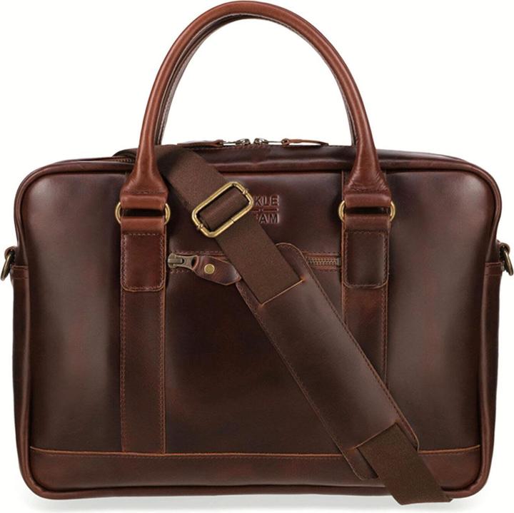 Buckle & Seam Leder Business Briefcase Everett Braun / (7 l)